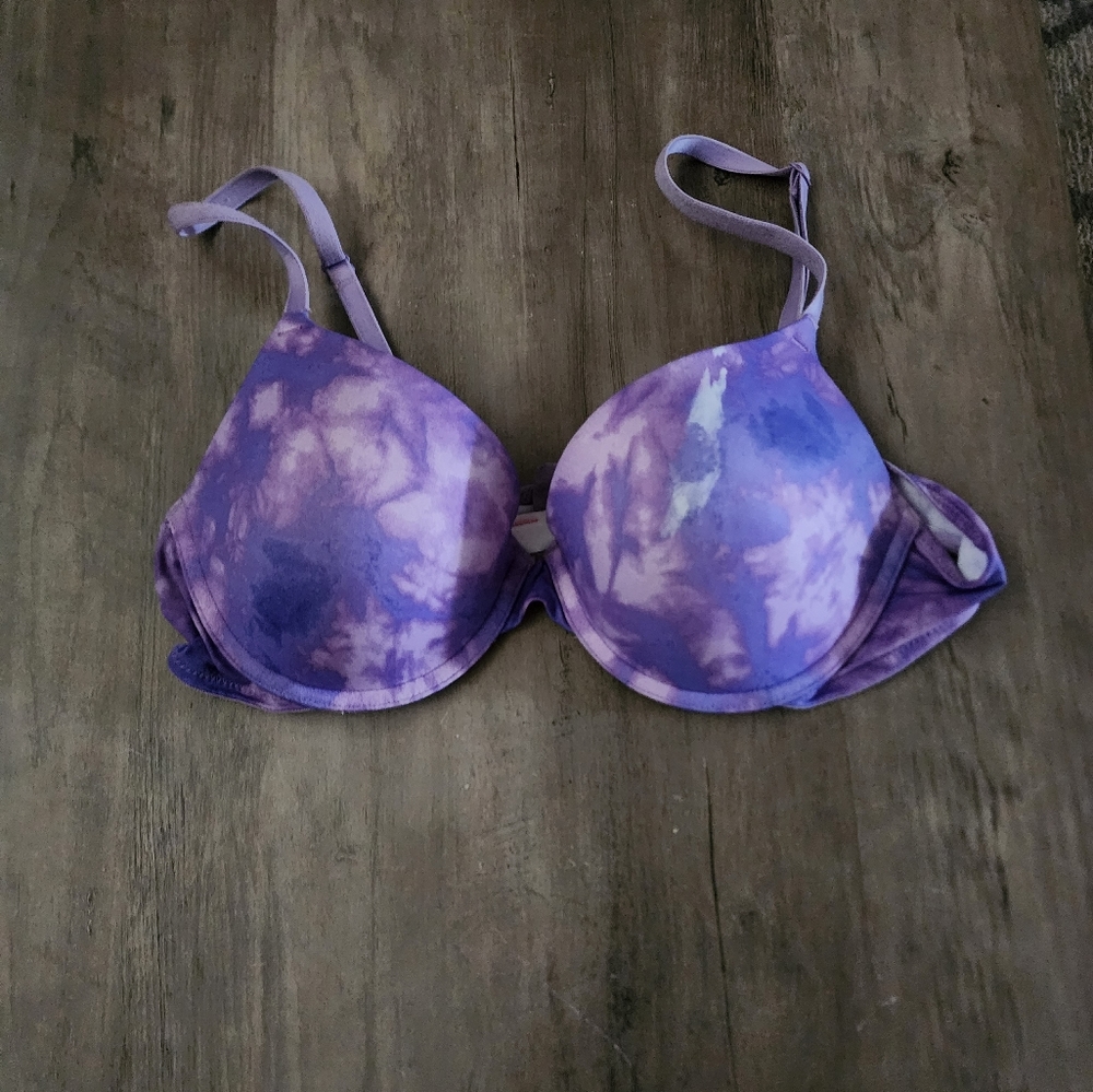 Victoria Secret Pink Purple Push Up Bra